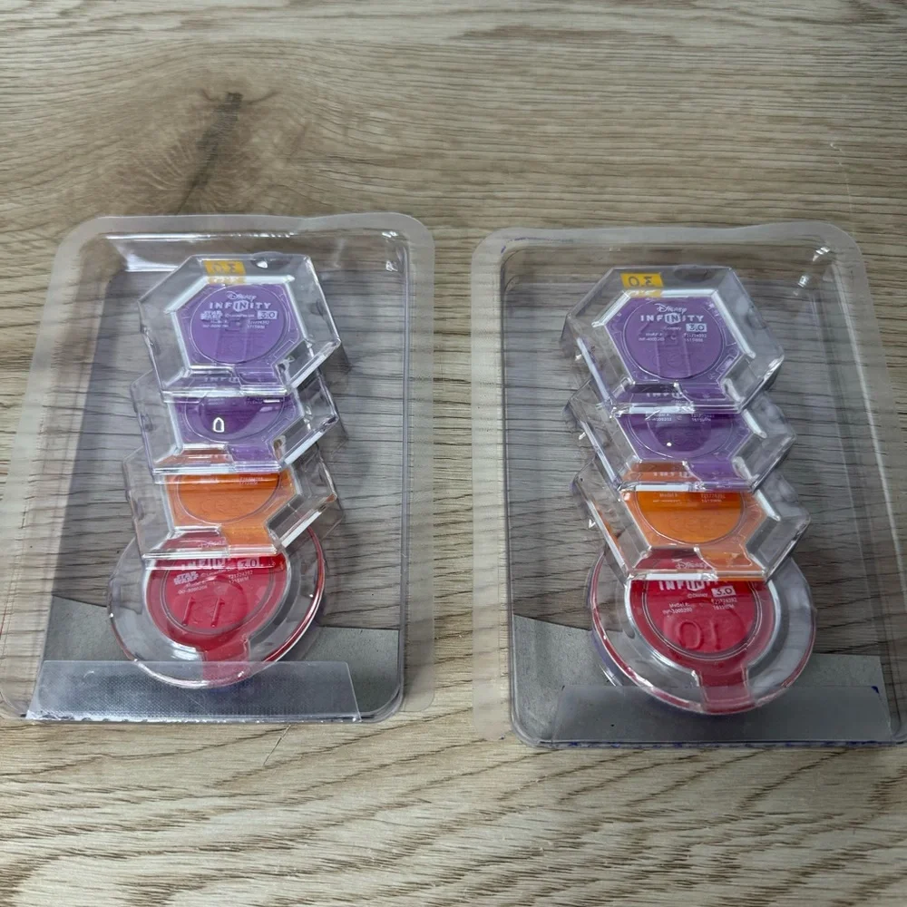 Disney Infinity Power Disc Packs Set of 4 Tomorrowland /Twilight of the Republic